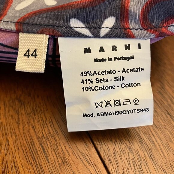 Marni Halter Mixed Prints Dress - Picture 9 of 9